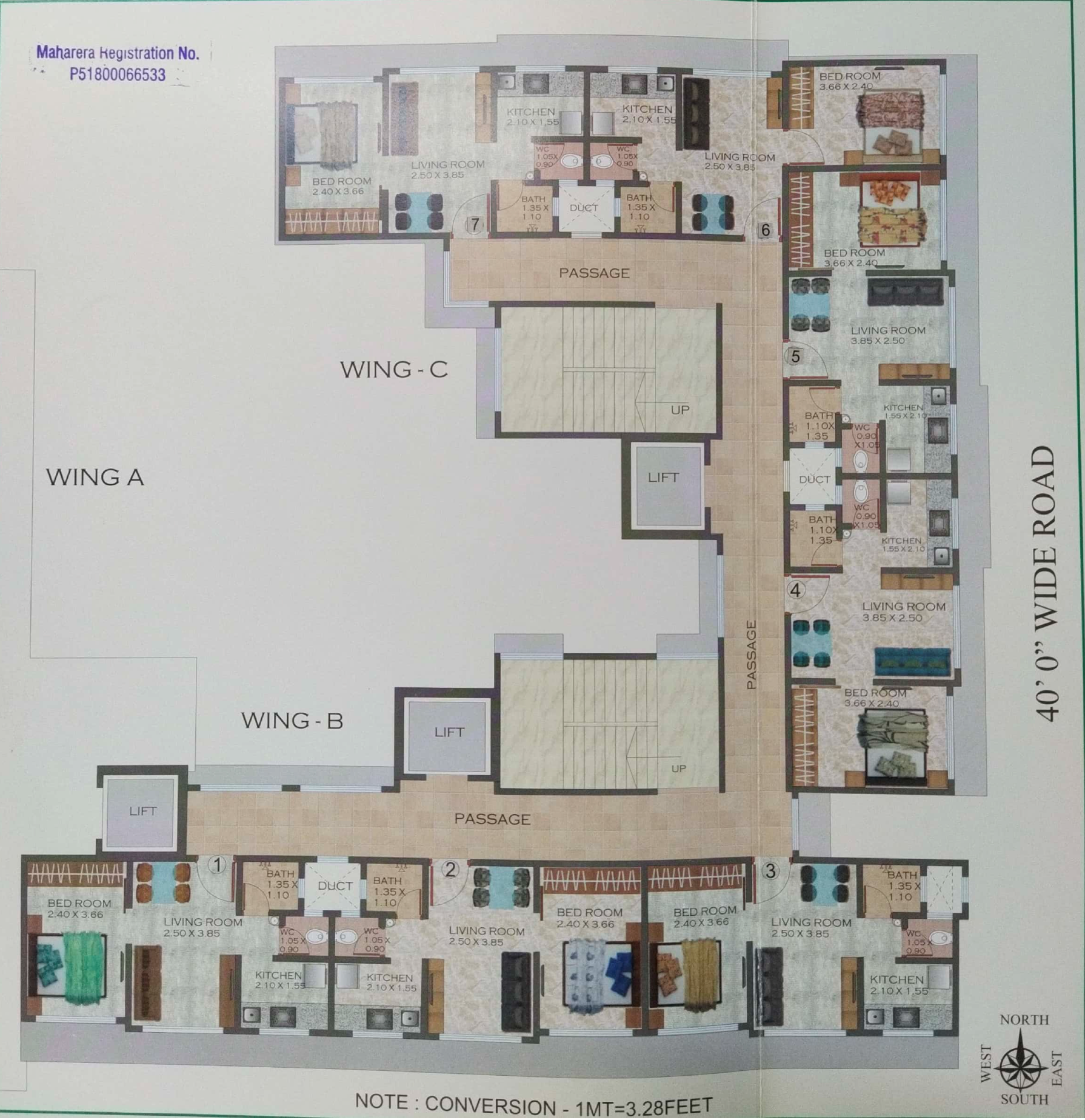 Swayam Niketan, Dahisar West — floor plan 1
