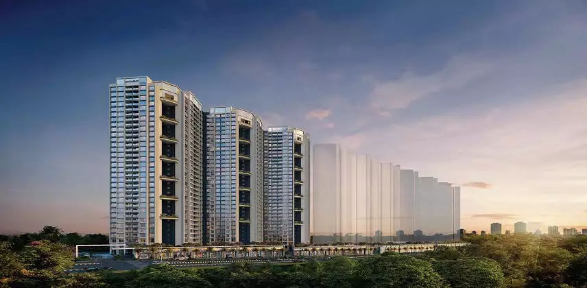 2 BHK Unfurnished in Raheja Lunaris , Vashi