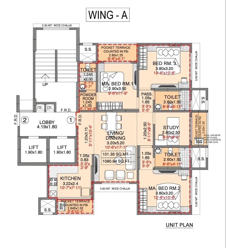 Integrated Kavya C Wing