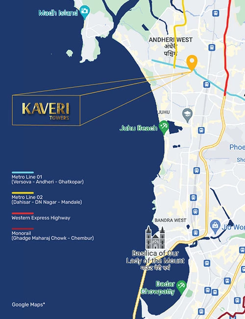 Kaveri Tower, Andheri West — floor plan 1