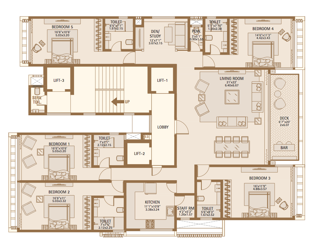 Fernvel, Santacruz West — floor plan 1