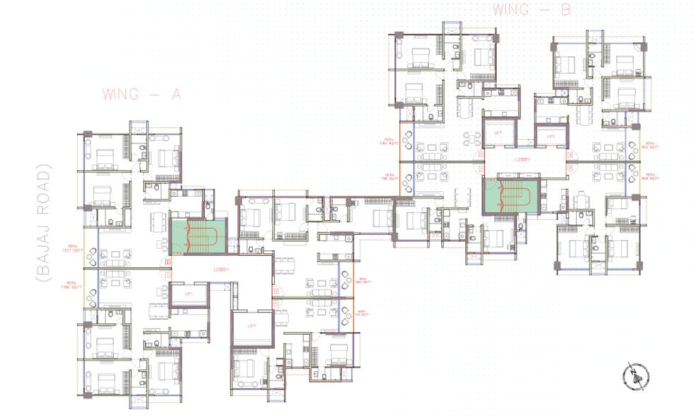 Anand Bhavan, Vile Parle West — floor plan 1