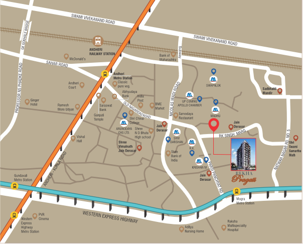 Rekha Pragati, Andheri East — floor plan 2