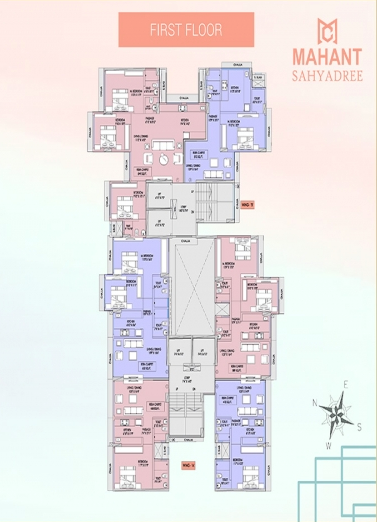 Mahant Sahyadree, Goregaon East — floor plan 1