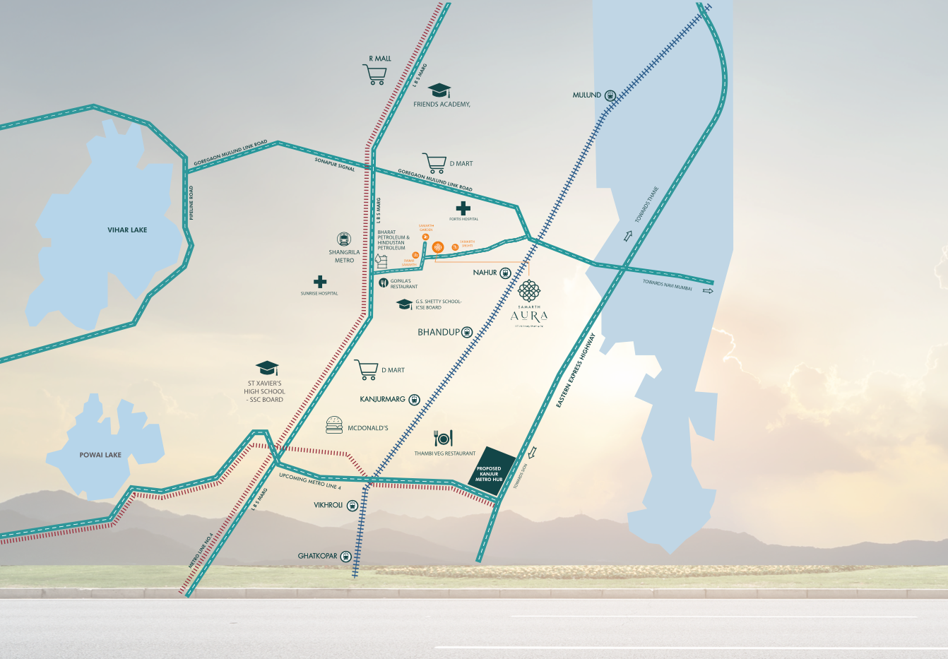 Samarth Aura Phase - 1, Bhandup West — floor plan 2