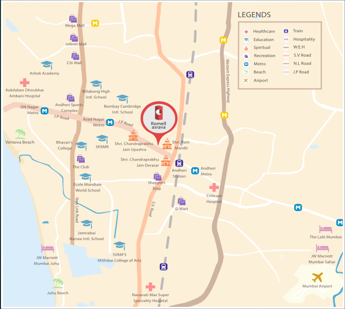 Romell Asrava, Andheri West — floor plan 2