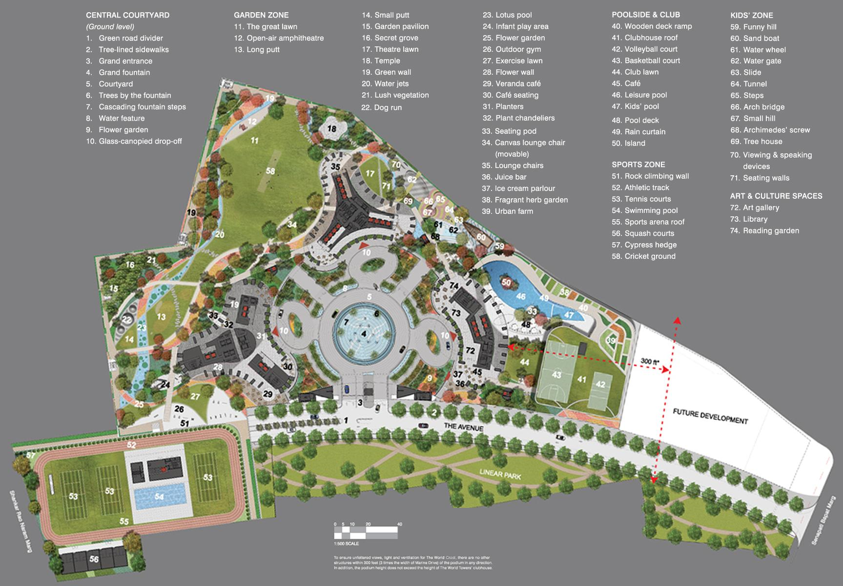Lodha World View, Lower Parel — floor plan 1