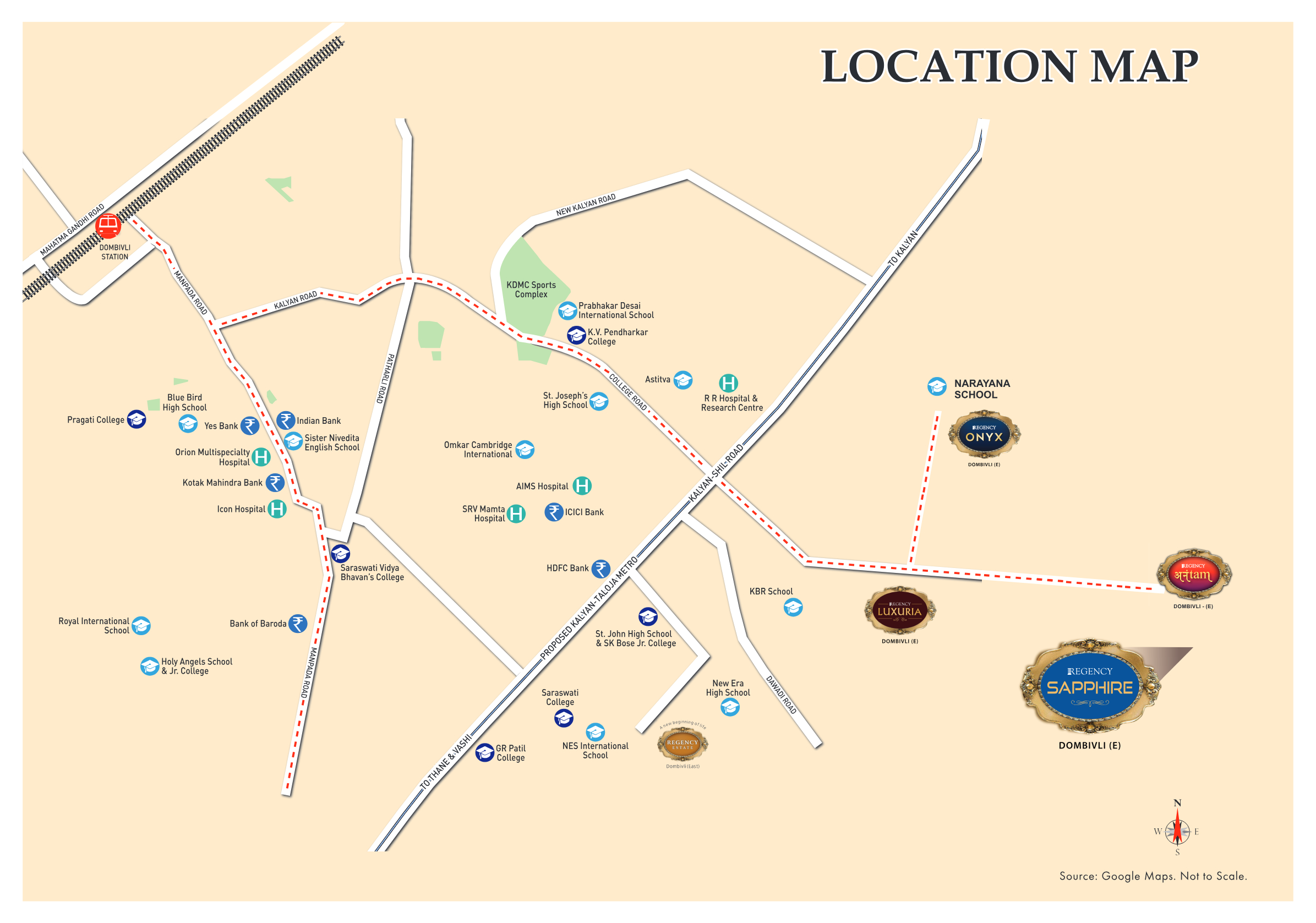 Regency Sapphire, Dombivli — floor plan 1