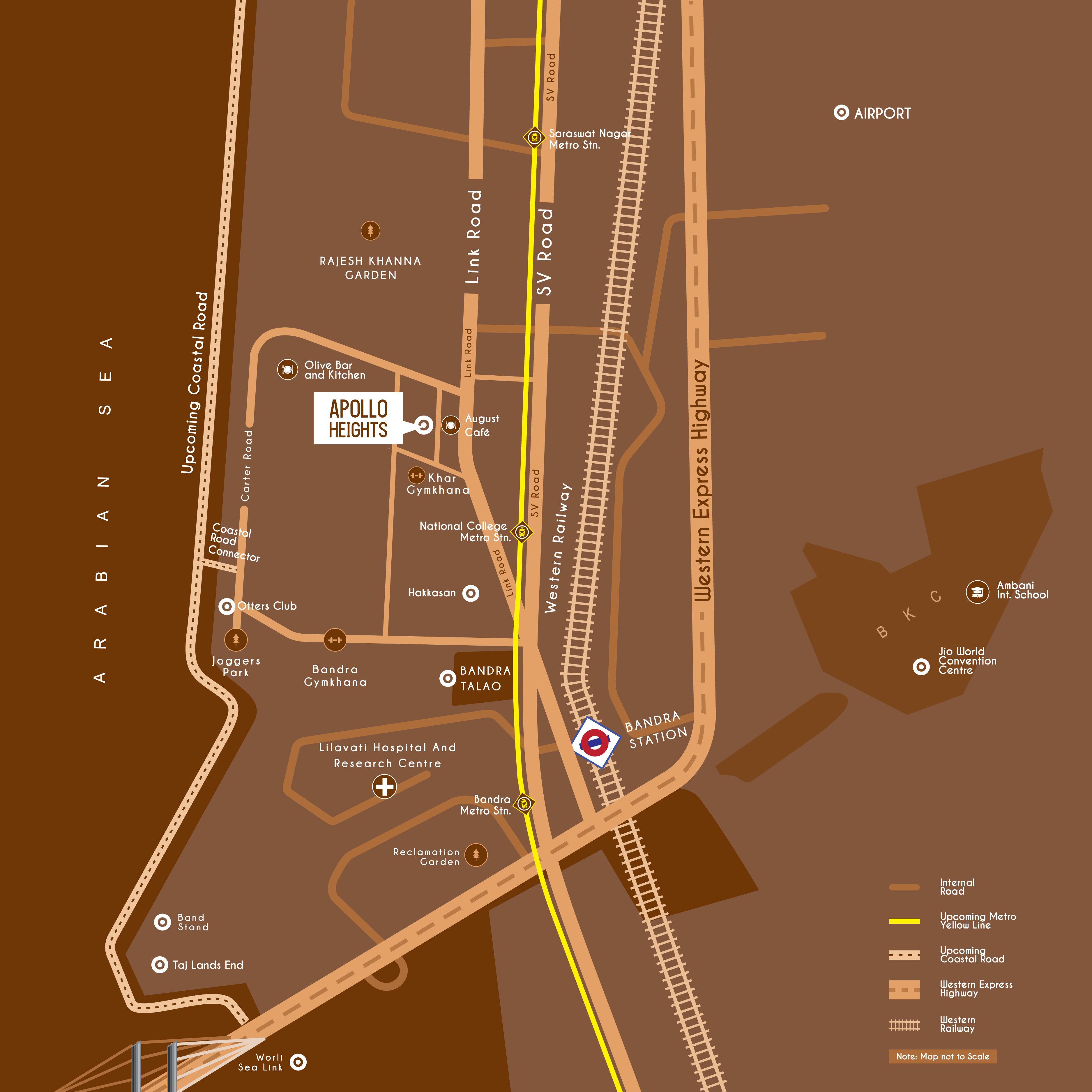 Apollo Heights, Khar West — floor plan 1
