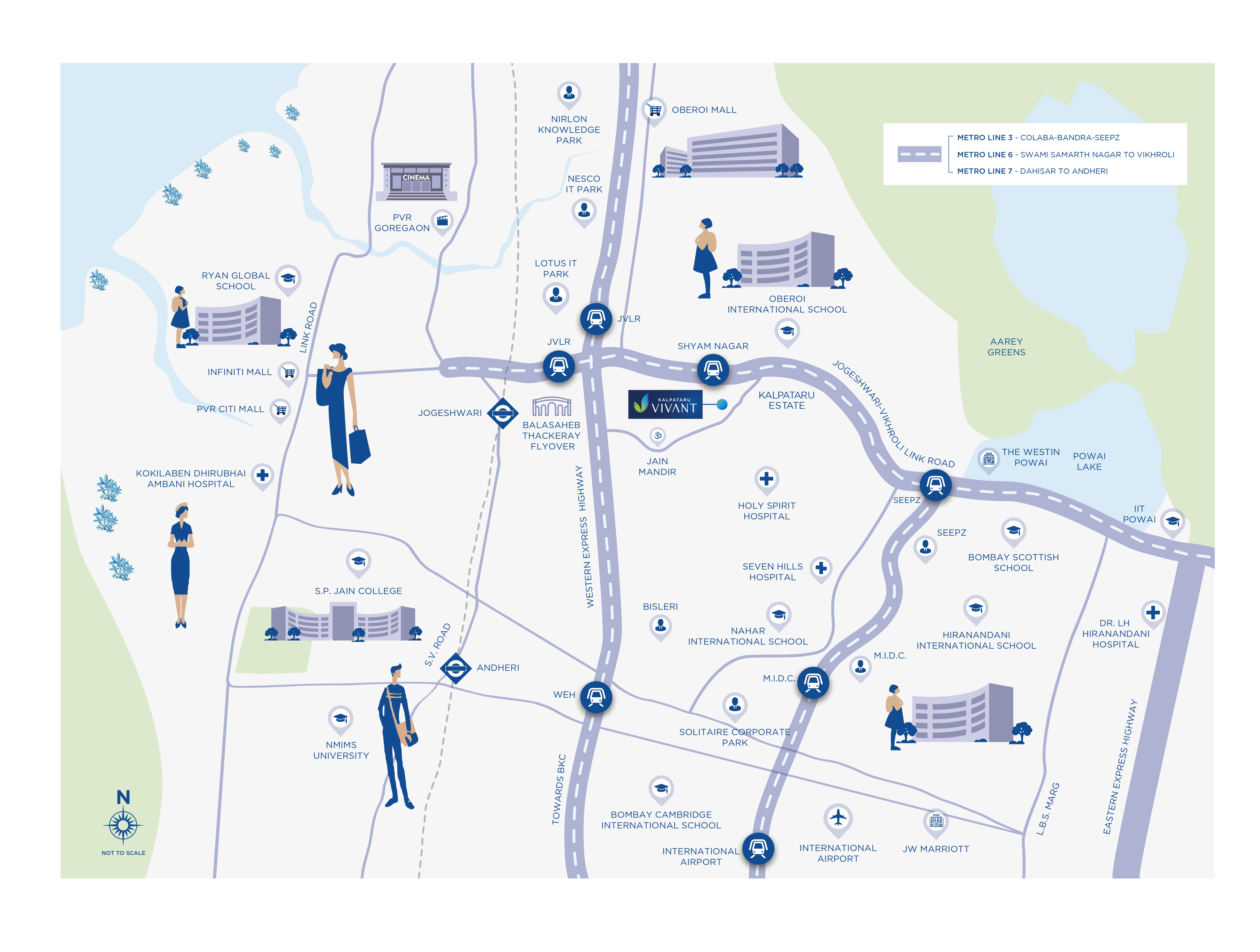 Kalpataru Vivant North Wing D, Andheri East — floor plan 2