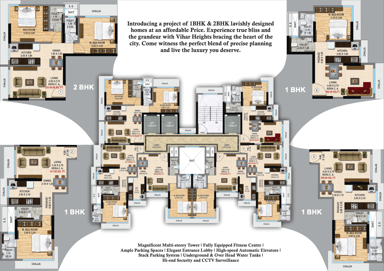 Vihar Heights, Vidya Vihar East — floor plan 1