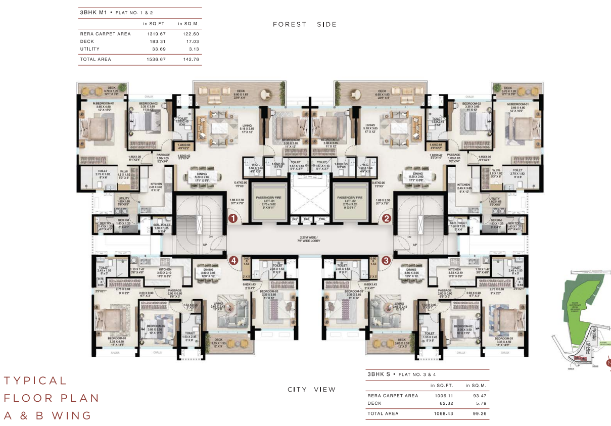Chandi Valley, Andheri East — floor plan 1