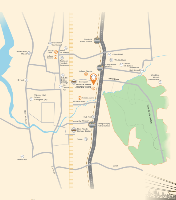 Arkade Views, Goregaon East — floor plan 1