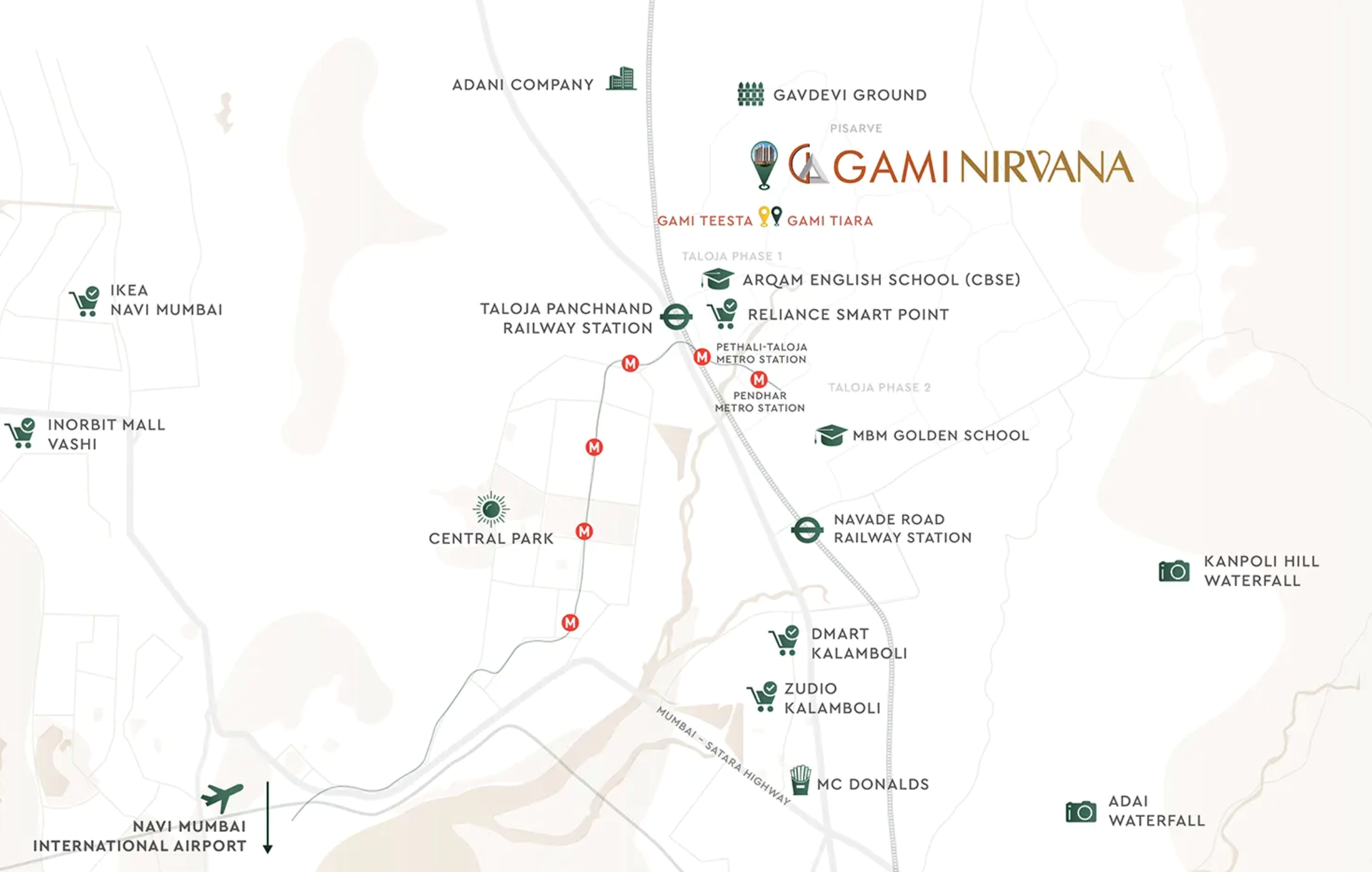 Gami Nirvana, Taloja — floor plan 1