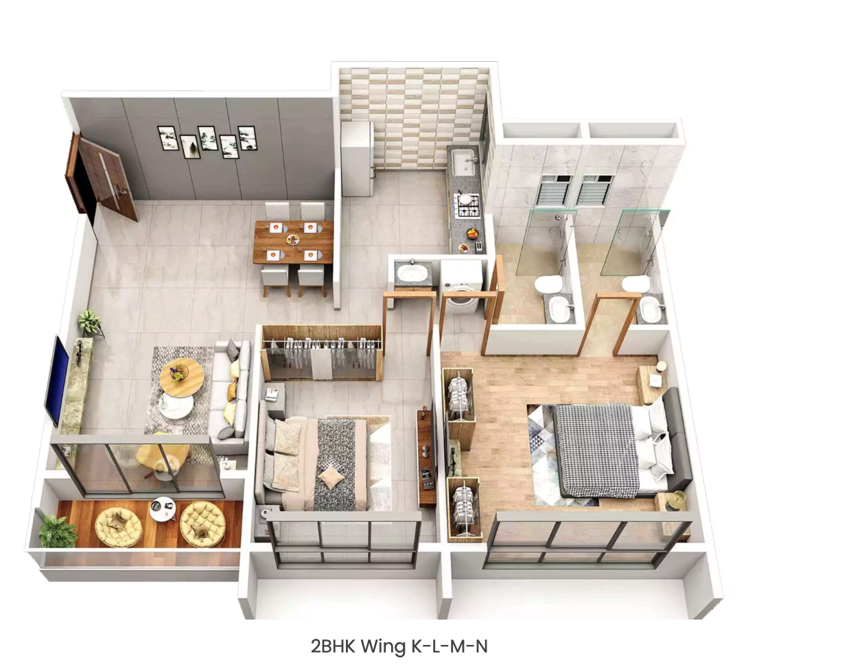 NMS Gami Palm Amore, Seawoods — floor plan 1