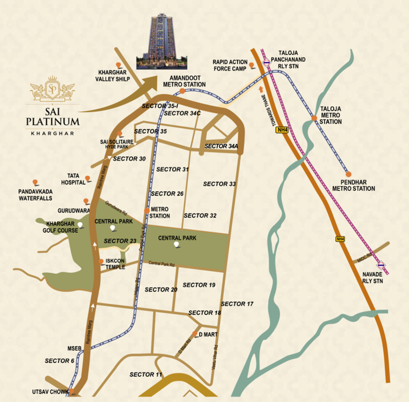 Sai Platinum, Kharghar — floor plan 2