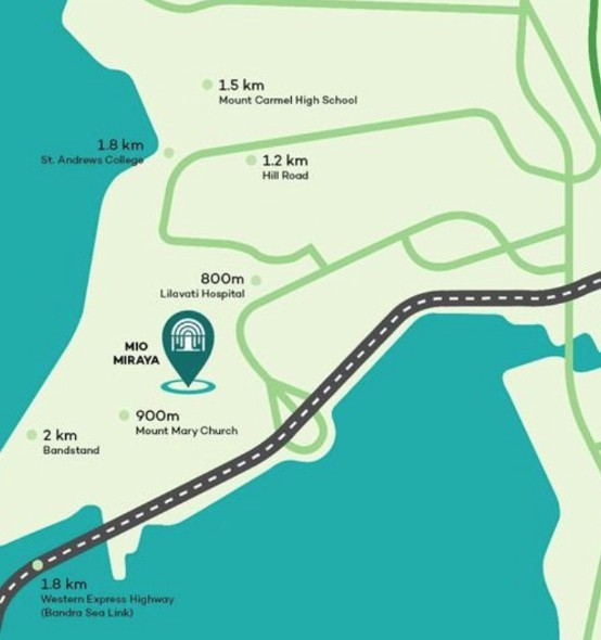 Mio Solace, Khar West — floor plan 1