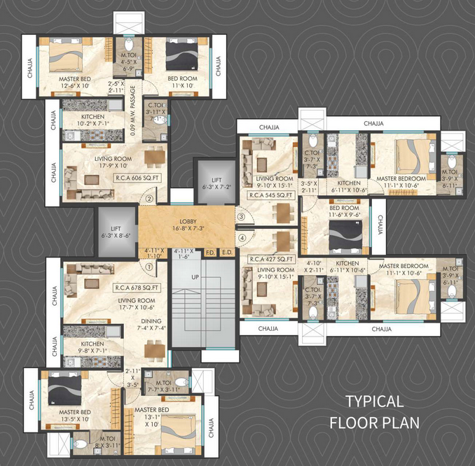 Shiv Tapasya, Borivali West — floor plan 1