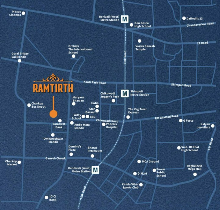 Ramtirth, Kandivali West — floor plan 1