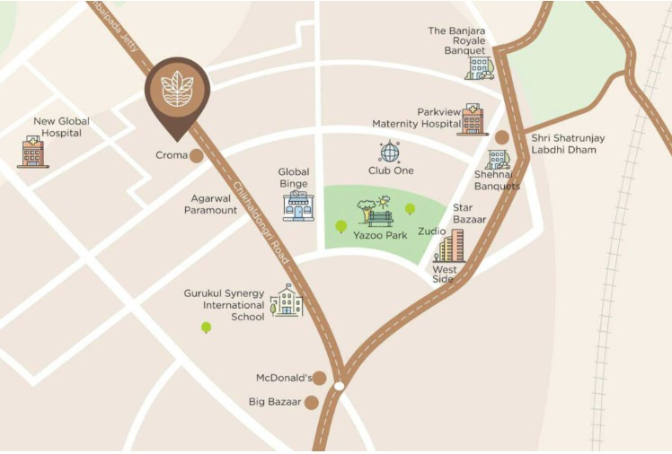 Platinum Park, Virar West — floor plan 1