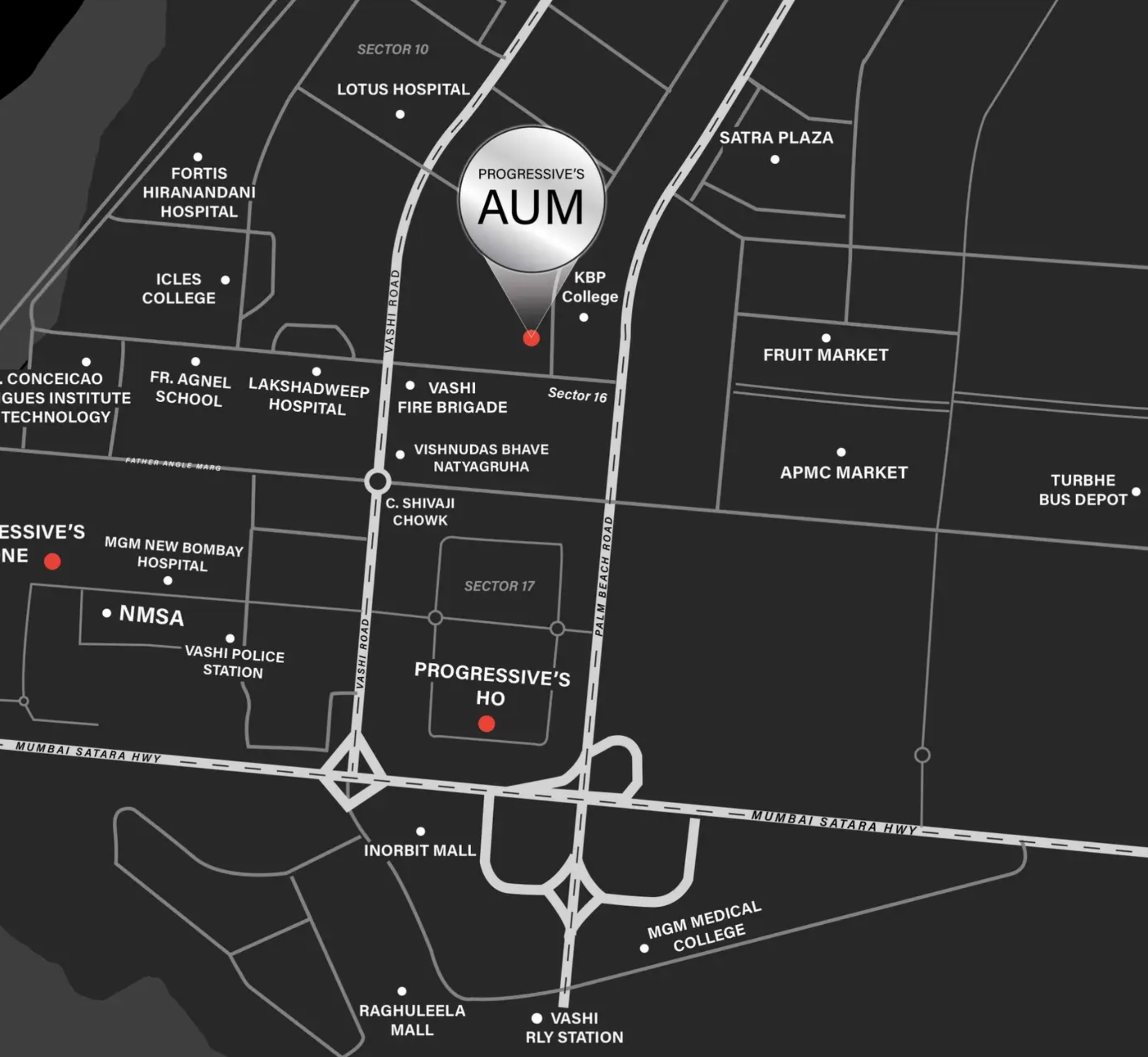 Progressive Aum, Vashi — floor plan 2