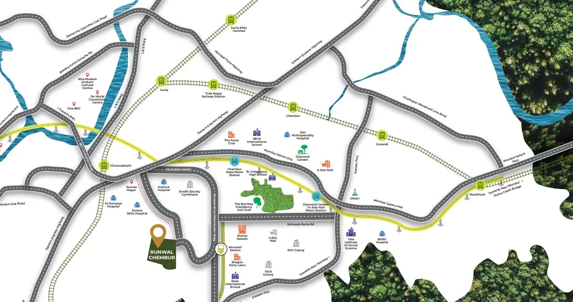 Runwal Woods, Chembur — floor plan 1