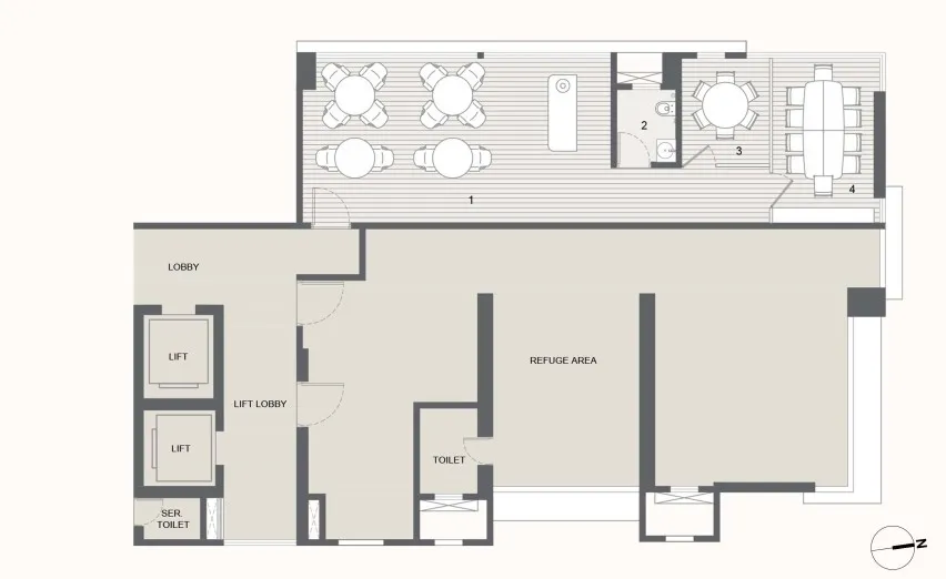 Paradigm Super Star, Bandra West — floor plan 1
