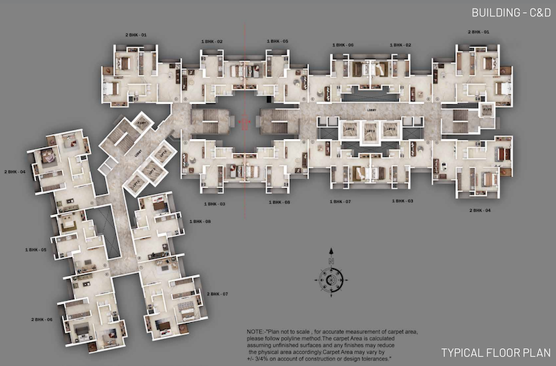 Vihang Woods, Thane West — floor plan 1