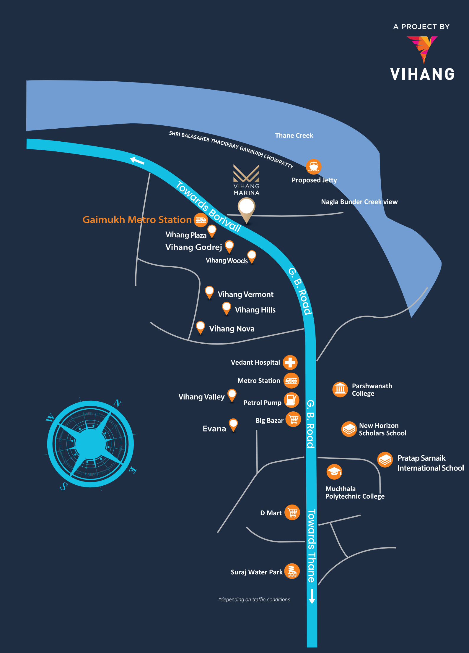 Vihang Marina, Thane West — floor plan 1