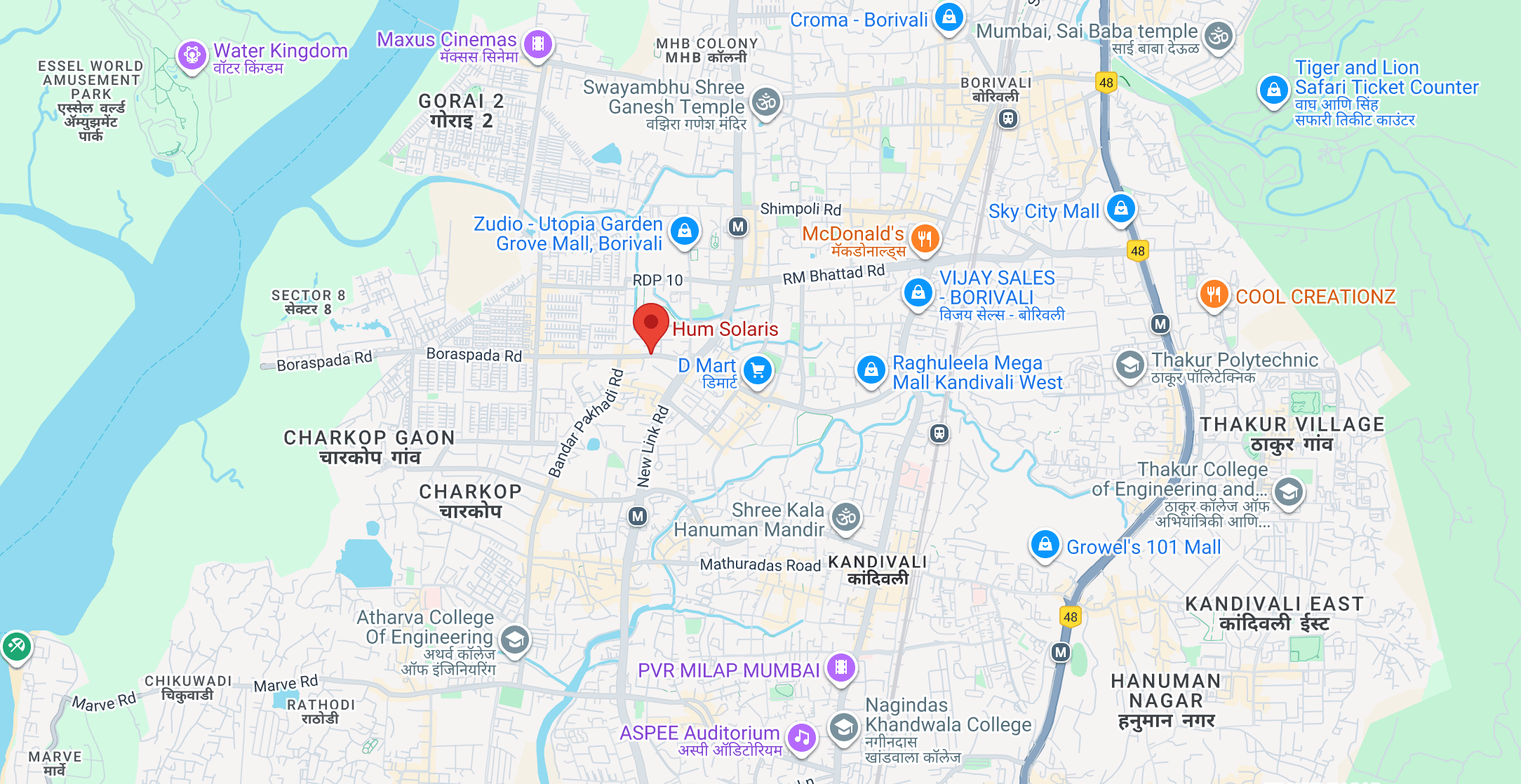 Hum Solaris, Kandivali West — floor plan 1