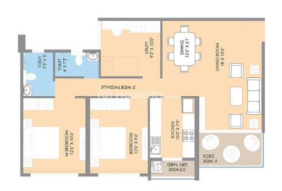 Antalya, Belapur — floor plan 1