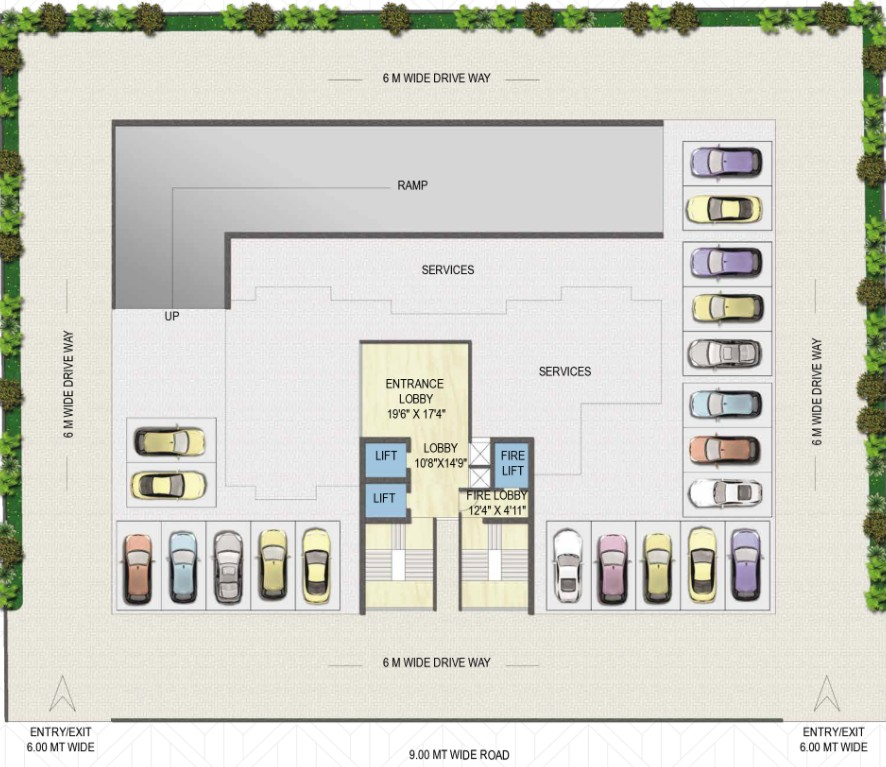 Delta Luxuria, Airoli — floor plan 1