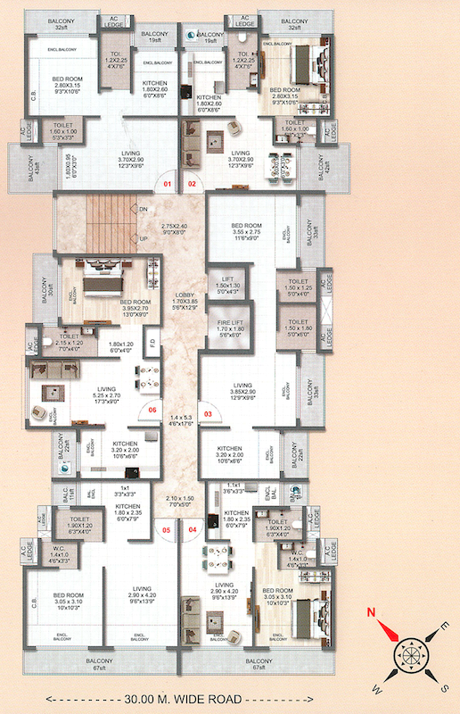 SM Ganesha, Ulwe — floor plan 1