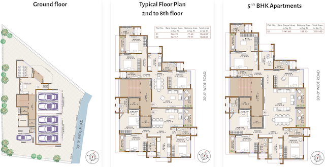 Harshail Emerald, Malad East — floor plan 1