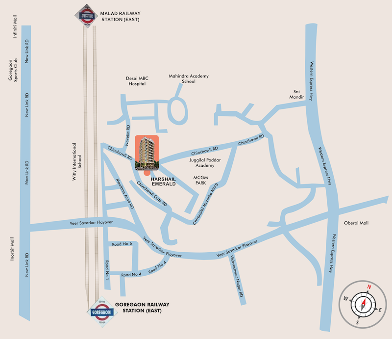 Harshail Emerald, Malad East — floor plan 2