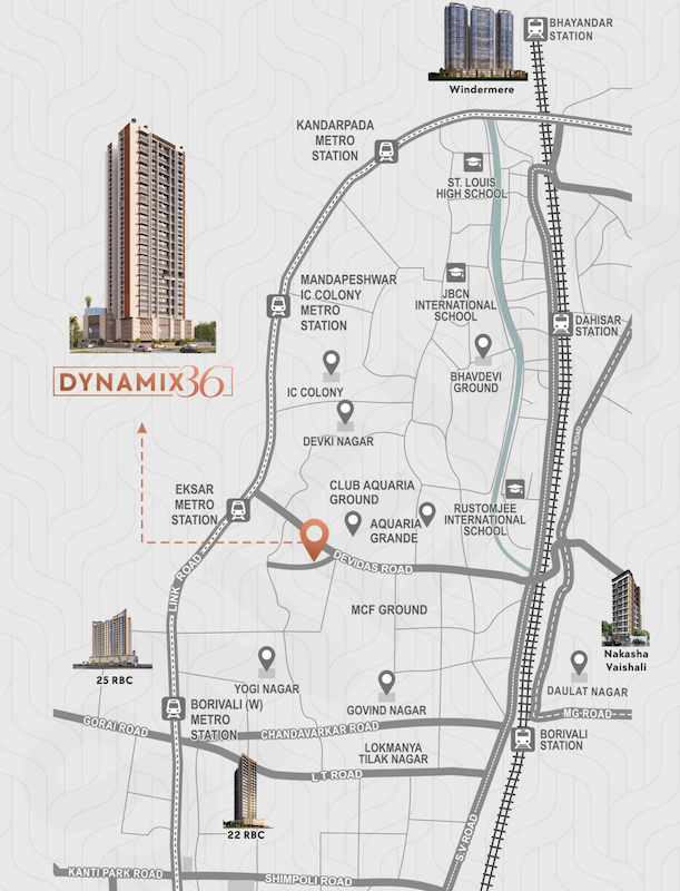 Dynamix 36, Borivali West — floor plan 1