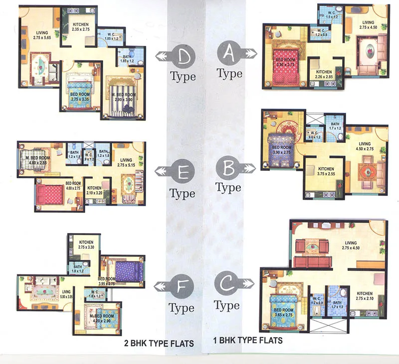 Balaji Residency, New Panvel — floor plan 1