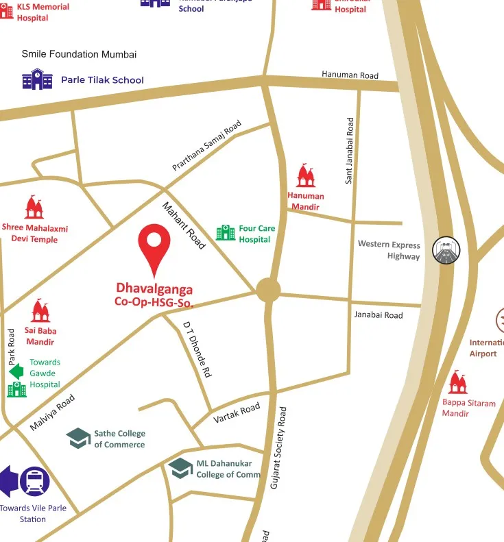 Vijayraj Dhavalganga, Vile Parle East — floor plan 1