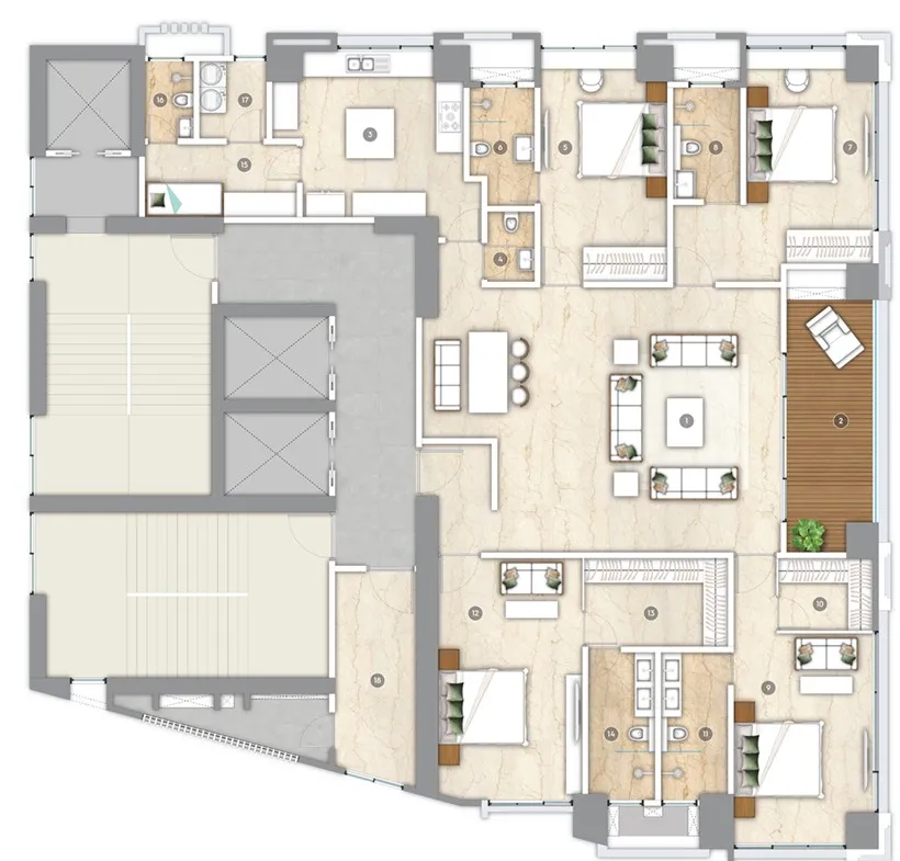 30 Little Gibbs, Walkeshwar — floor plan 1