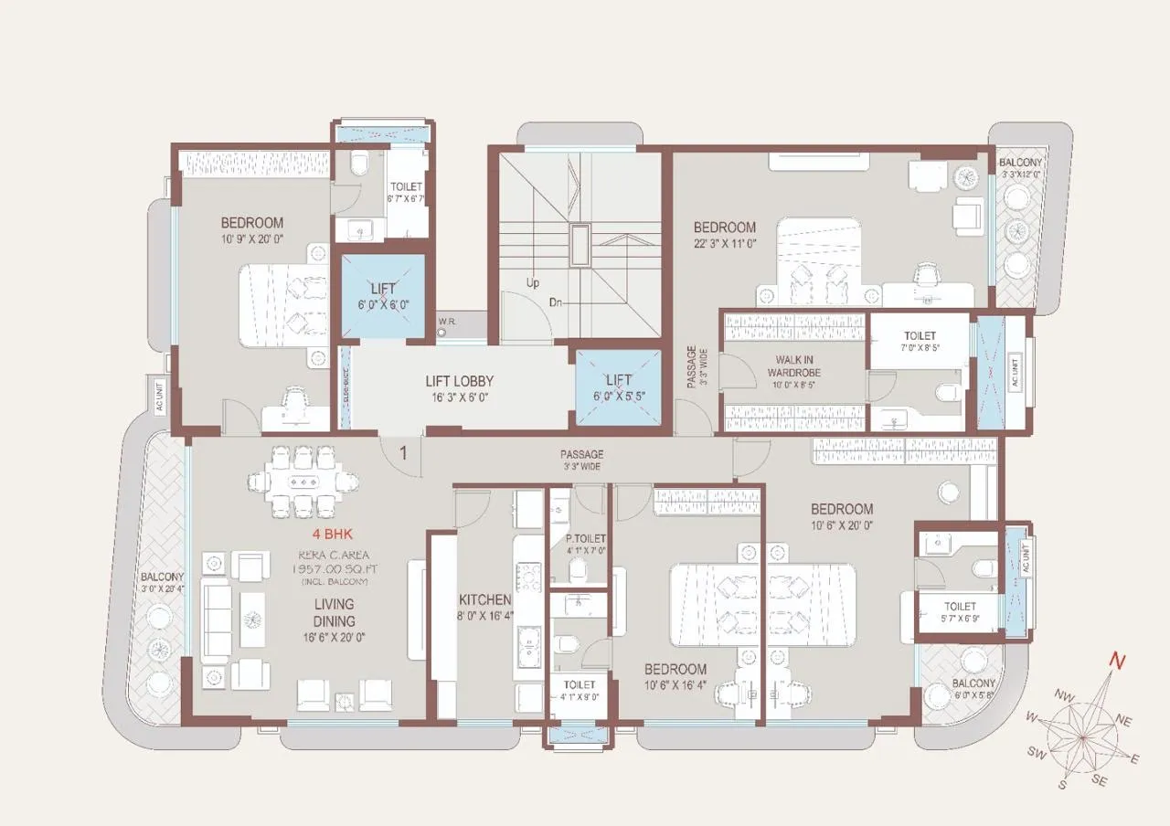 Kripa Oasis, Bandra West — floor plan 2