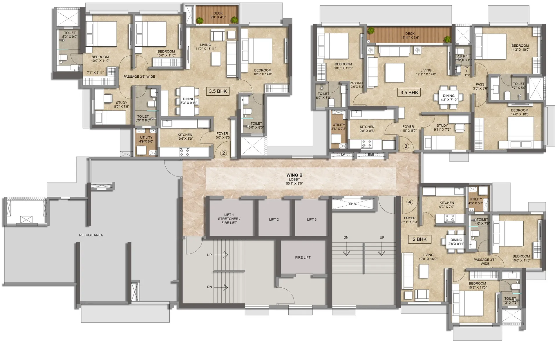 Blue Zone, Malad East — floor plan 4