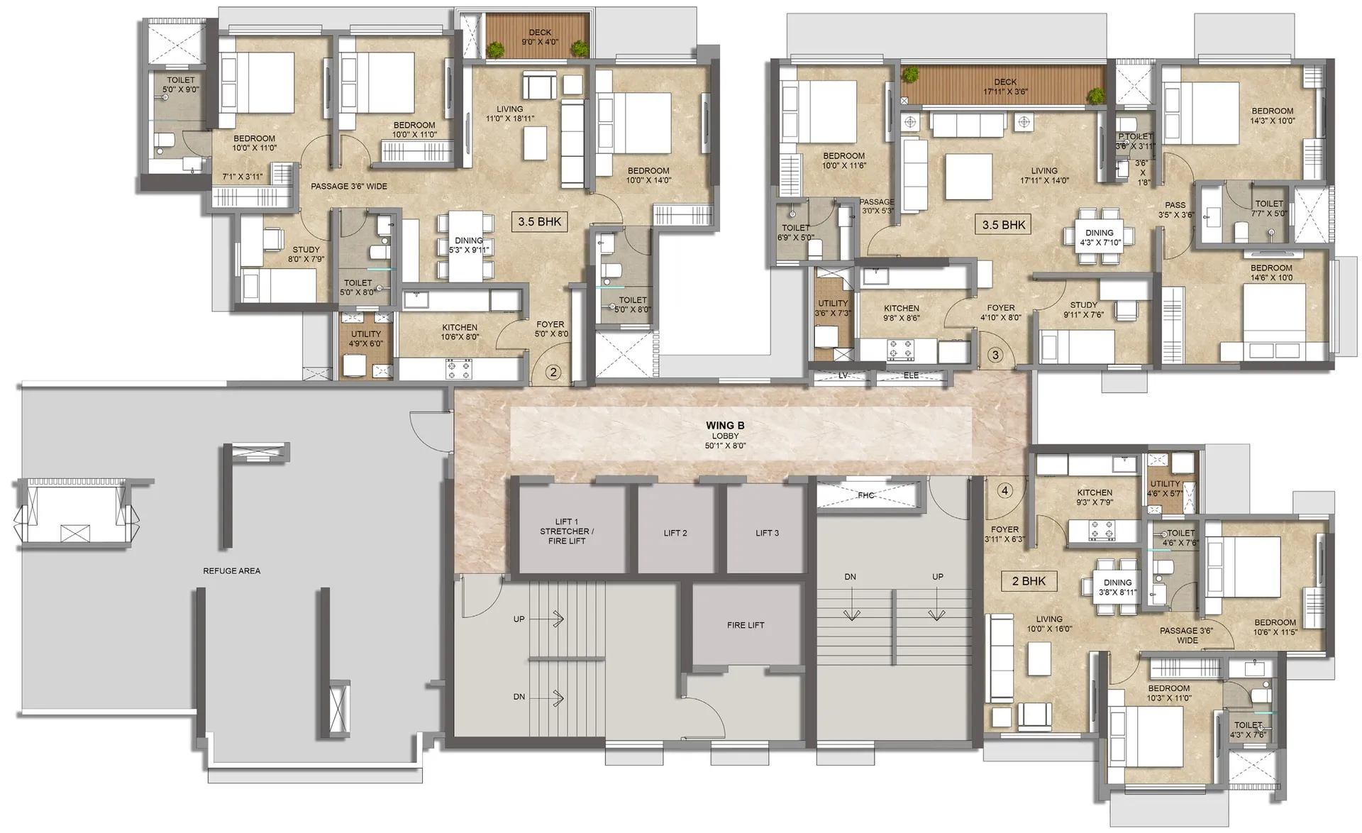 Blue Zone, Malad East — floor plan 6