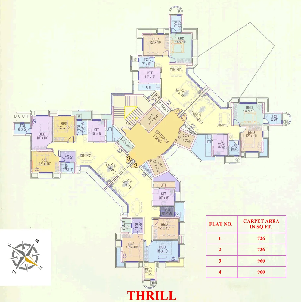 Thrill and Triumph, Mulund West — floor plan 1