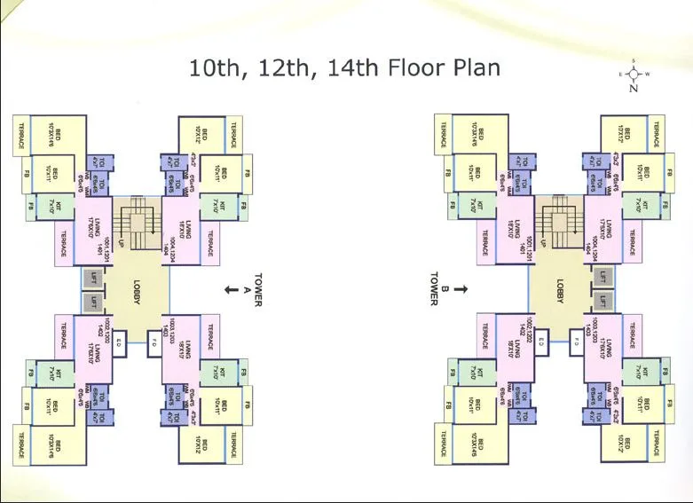 Crescent Height B Wing, Kharghar — floor plan 1