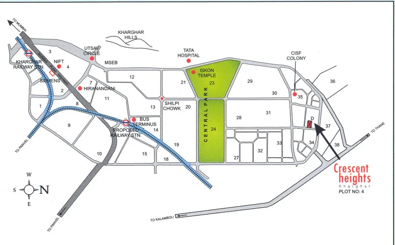 Crescent Height B Wing, Kharghar — floor plan 2