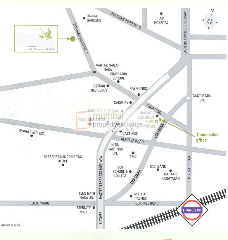 Hubtown Greenwoods A Wing, Thane West — floor plan 2