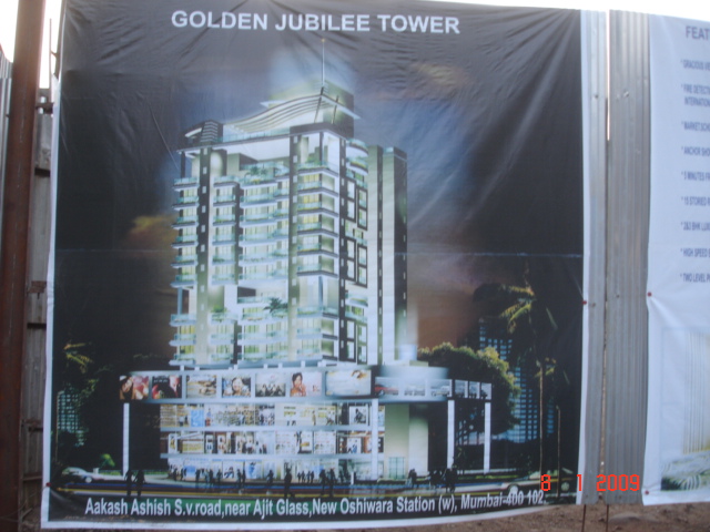 2 BHK Unfurnished in Golden Jubilee Tower , Jogeshwari