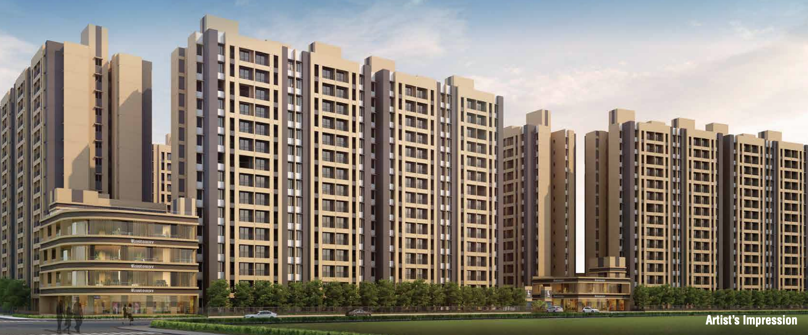 Rustomjee Virar Avenue L1 - L2 and L4 Wing H and Retail, Virar