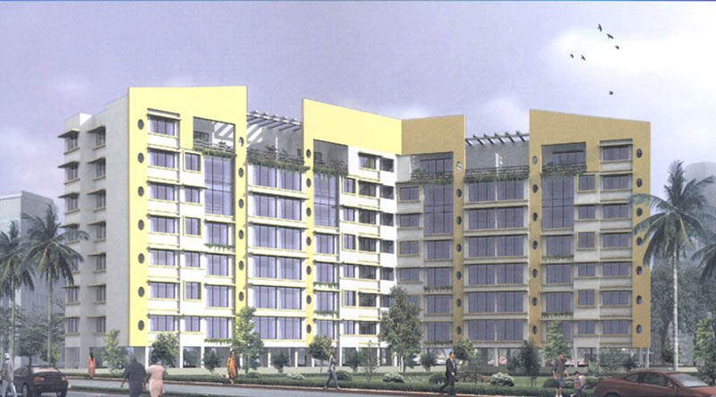 1 Semi-Furnished in Galaxy Tower , Thane West
