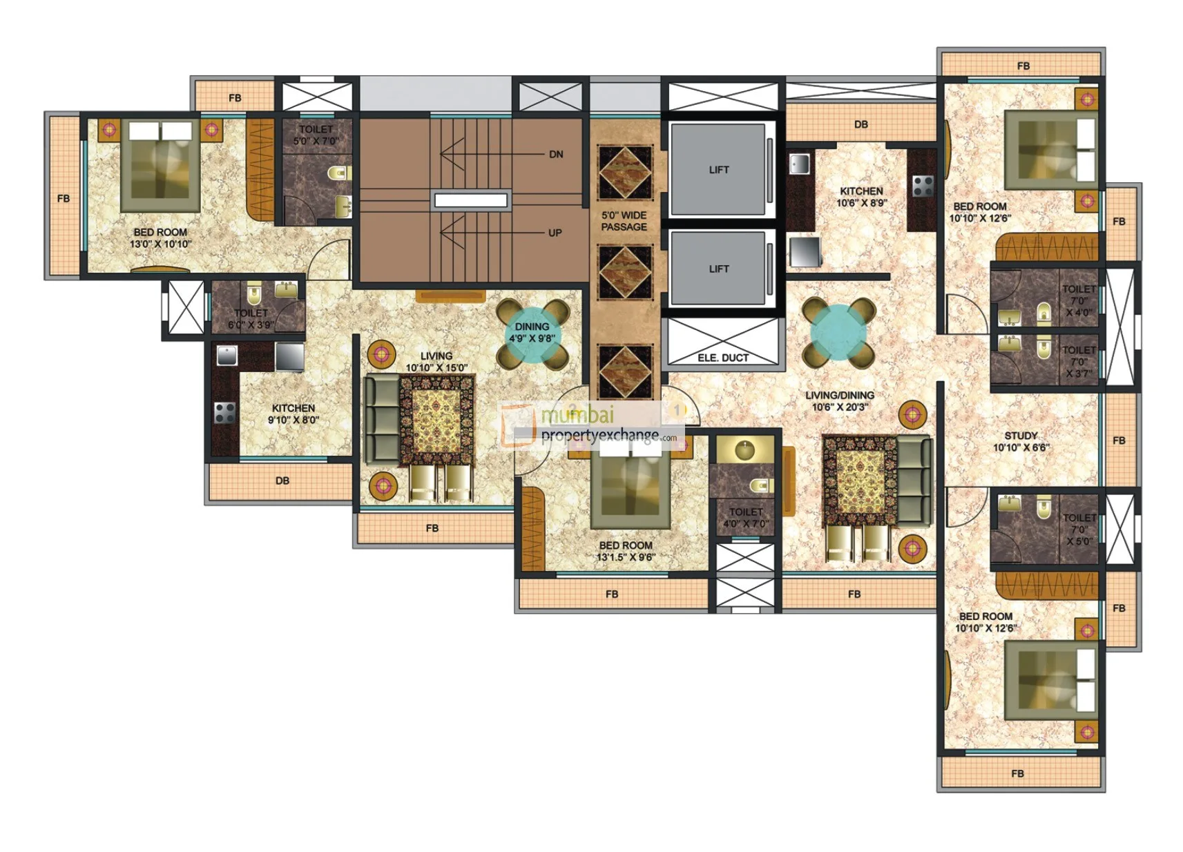 C Link, Goregaon West — floor plan 1